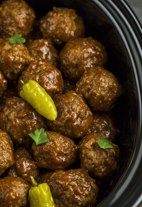 Crockpot Mississippi Meatballs