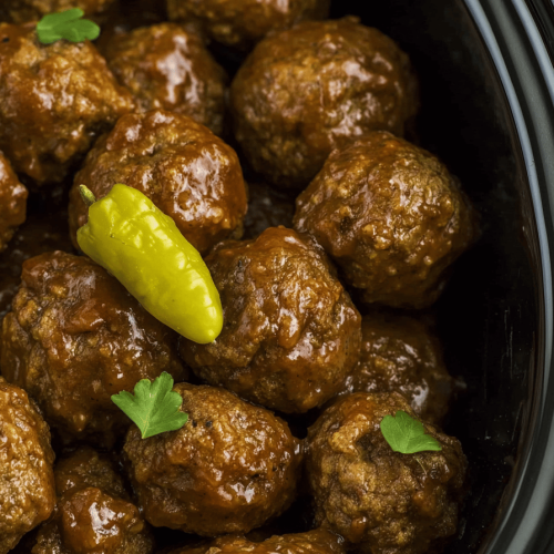 Crockpot Mississippi Meatballs