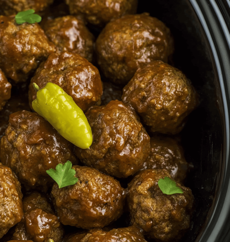Crockpot Mississippi Meatballs