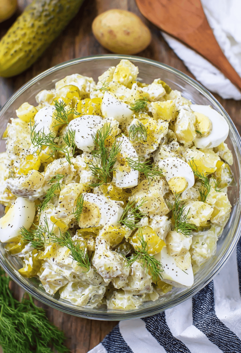 Dill Pickle Potato Salad