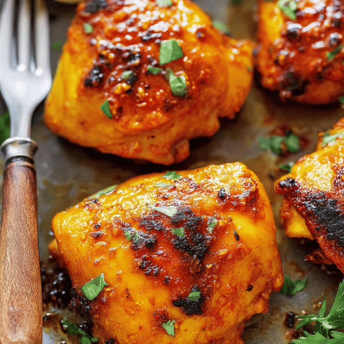 Harissa Chicken Thighs