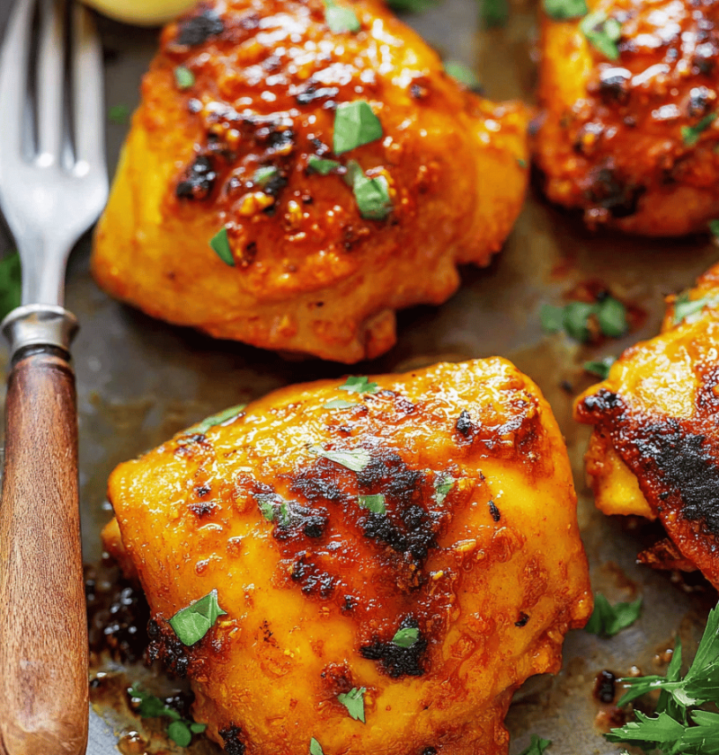 Harissa Chicken Thighs