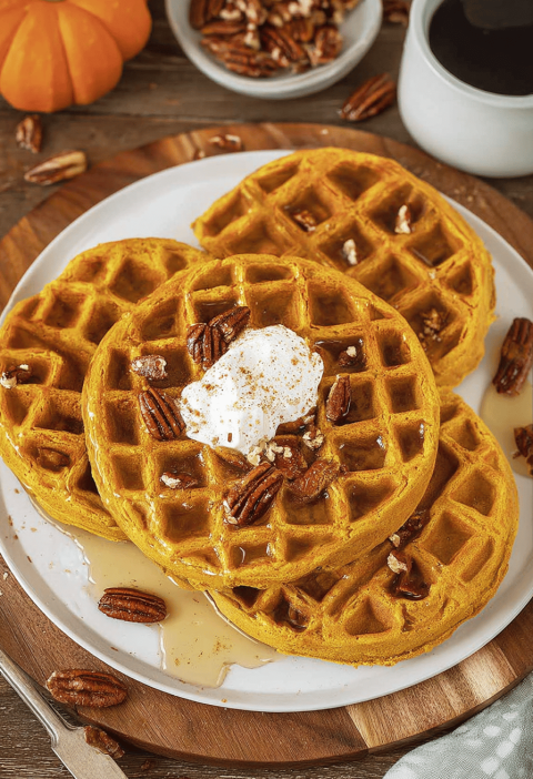 Pumpkin Waffles