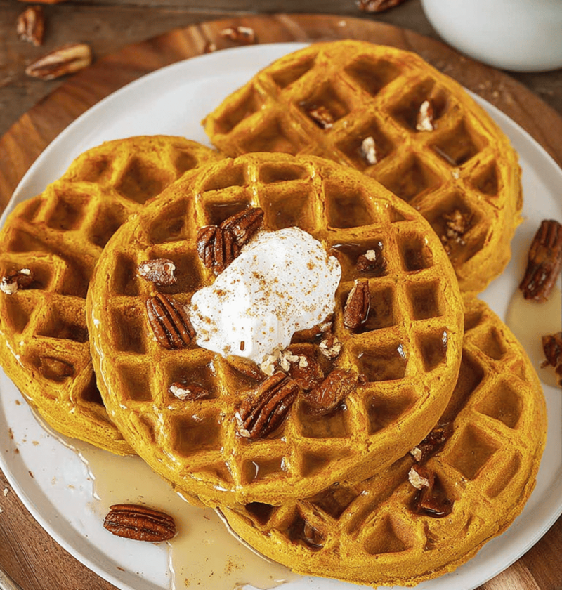 Pumpkin Waffles