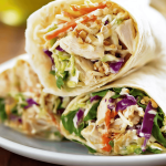 Ramen Chicken Salad Wraps