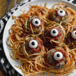 Spooky Spaghetti Eyeballs