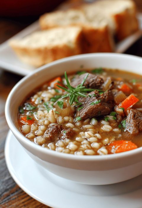 Beef Barley Soup Recipe