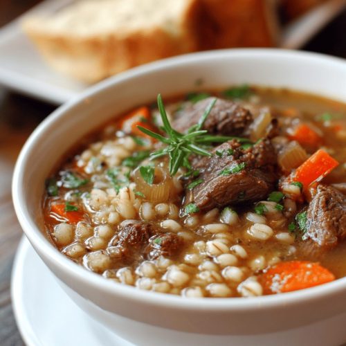 Beef Barley Soup Recipe