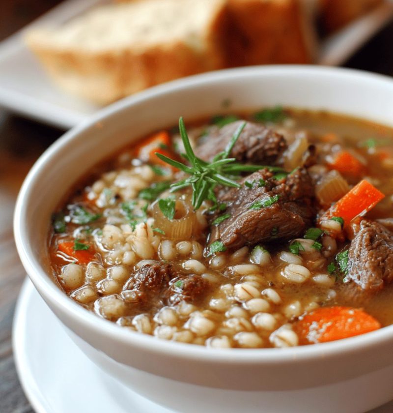 Beef Barley Soup Recipe