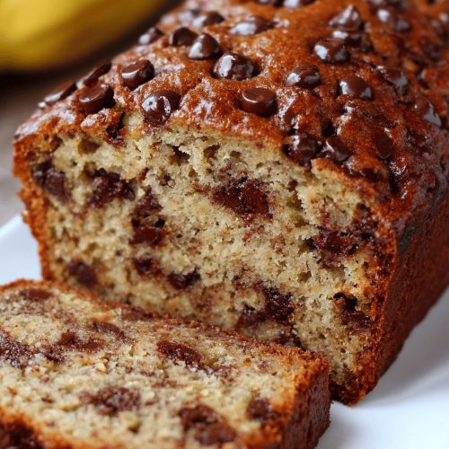 Chocolate Chip Banana Bread Recipe