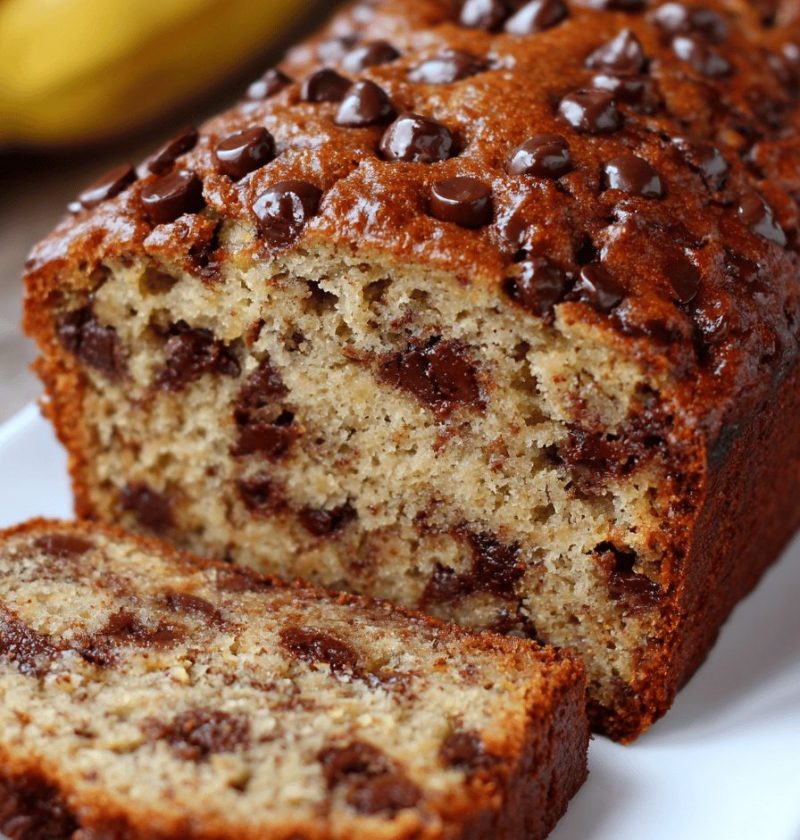 Chocolate Chip Banana Bread Recipe