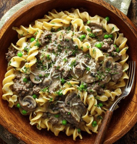 Ground Beef Stroganoff Recipe
