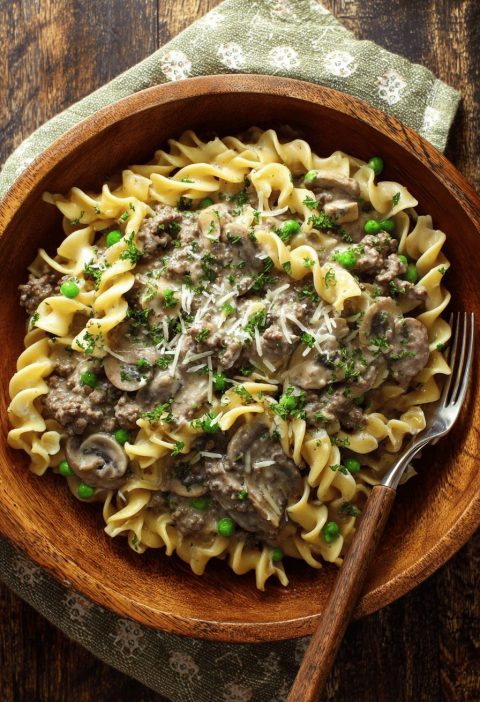 Ground Beef Stroganoff Recipe