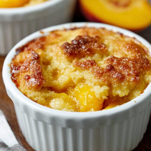 3 Ingredient Peach Cobbler Recipe