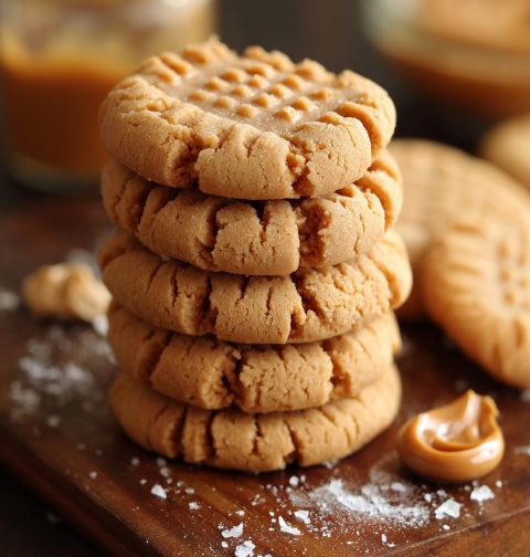 3 Ingredient Peanut Butter Cookies Recipe