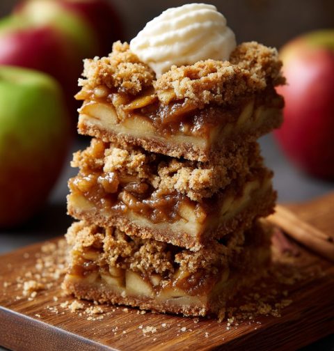 Apple Crisp Bars Recipe