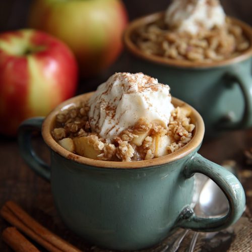 Apple Crisp in a Mug Recipe