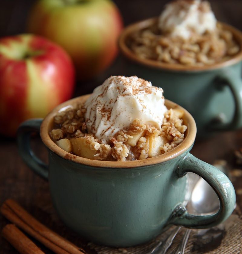 Apple Crisp in a Mug Recipe