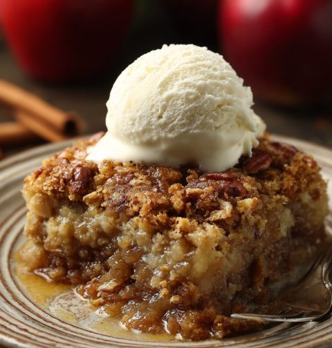 Apple Spice Dump Cake Recipe