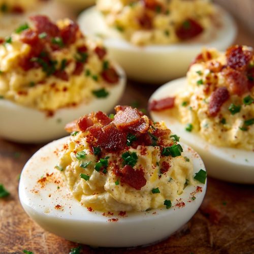 Bacon Ranch Deviled Eggs Recipe