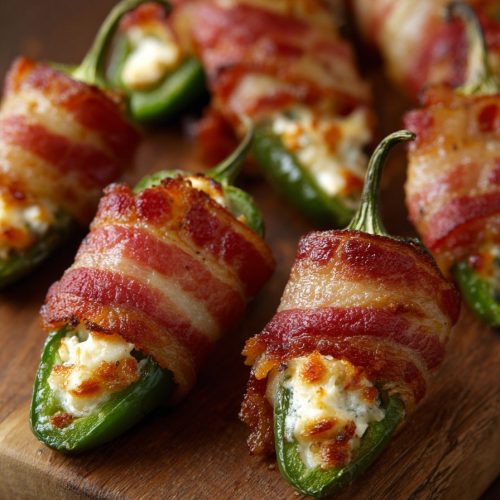 Bacon Wrapped Jalapeño Poppers Recipe