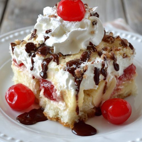 Banana Split Dump Cake Recipe
