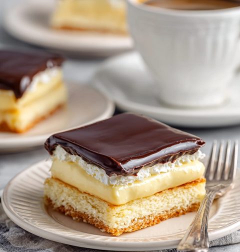 Boston Cream Pie Bars Recipe