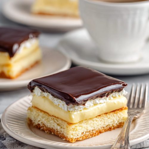 Boston Cream Pie Bars Recipe