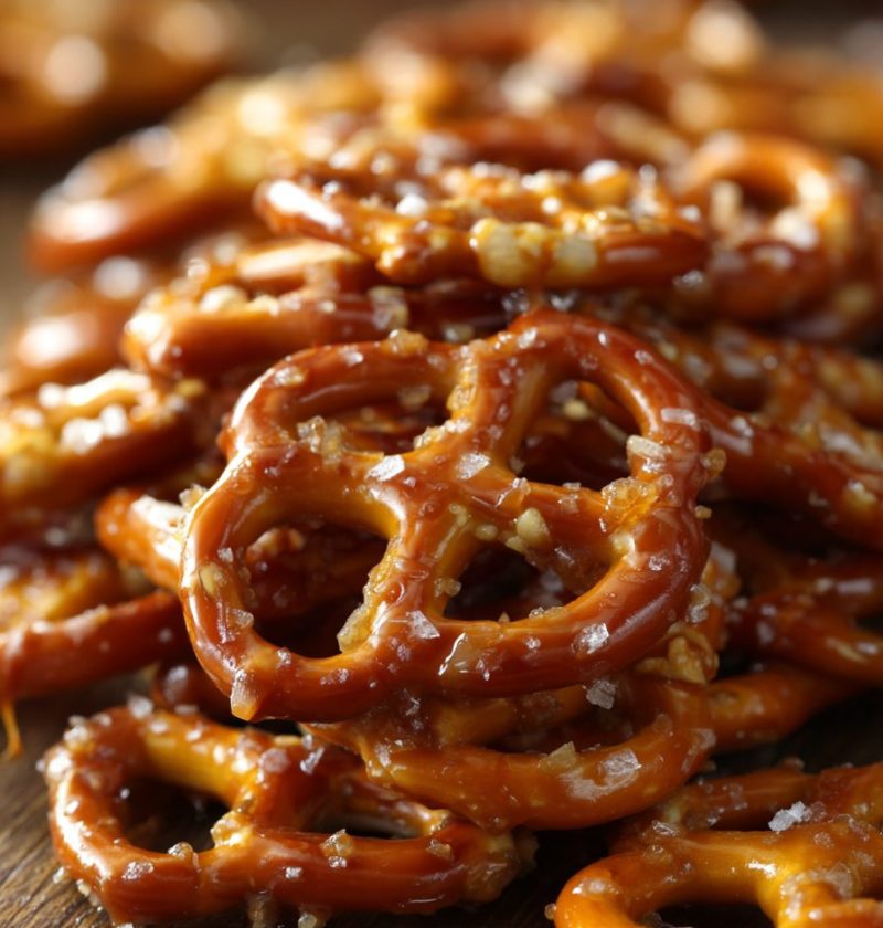Butter Toffee Pretzels Recipe