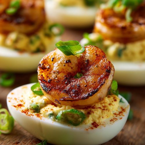 Cajun Shrimp Deviled Eggs Recipe