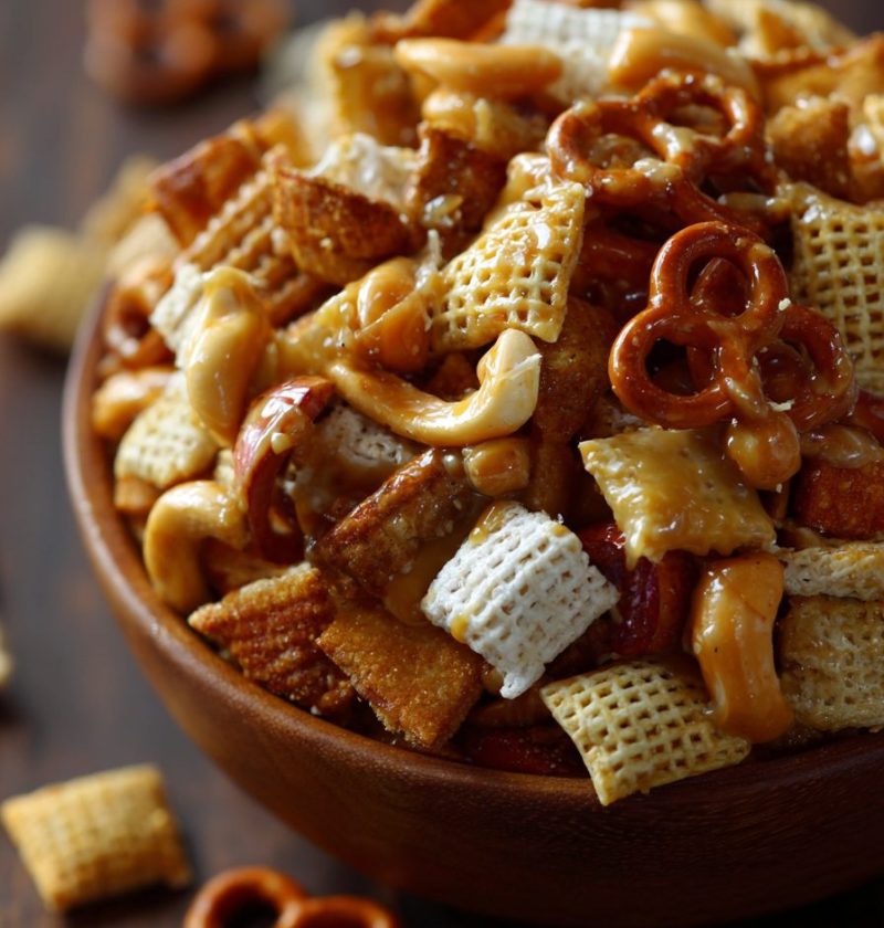 Caramel Apple Snack Mix Recipe