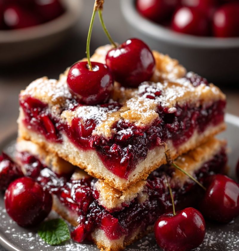 Cherry Pie Bars Recipe