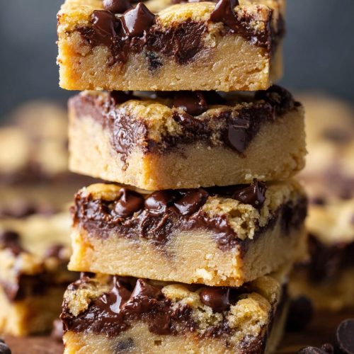 Chocolate Chip Cookie Dough Bars Recipe