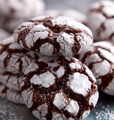 Chocolate Crinkle Cookies Recipe