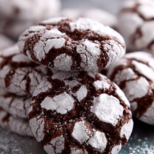 Chocolate Crinkle Cookies Recipe