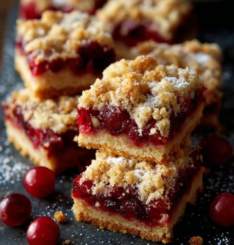 Christmas Cherry Bars Recipe