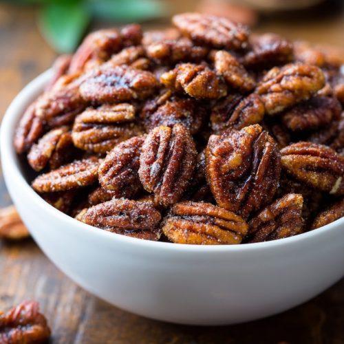 Cinnamon Sugar Roasted Pecans Recipe