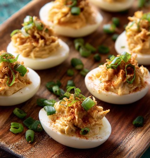 Crab Rangoon Deviled Eggs Recipe
