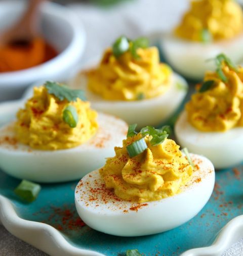 Curry Deviled Eggs Recipe