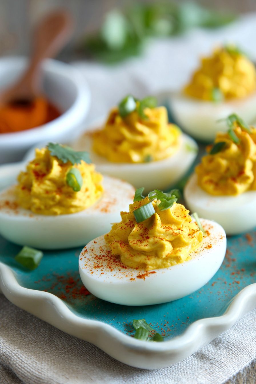 Curry Deviled Eggs