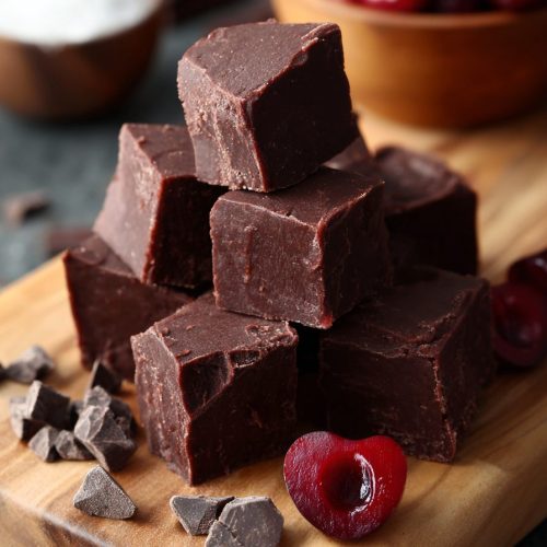 Dark Chocolate Cherry Fudge Recipe