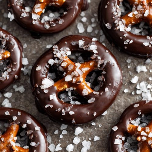 Dark Chocolate Sea Salt Pretzels Recipe