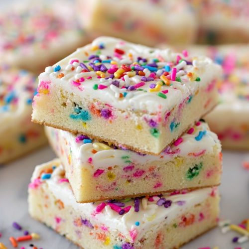 Funfetti Sugar Cookie Bars Recipe