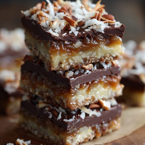 German Chocolate Bars Recipe