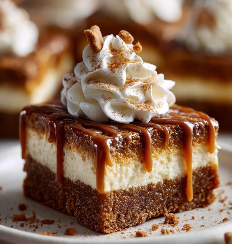 Gingerbread Cheesecake Bars Recipe
