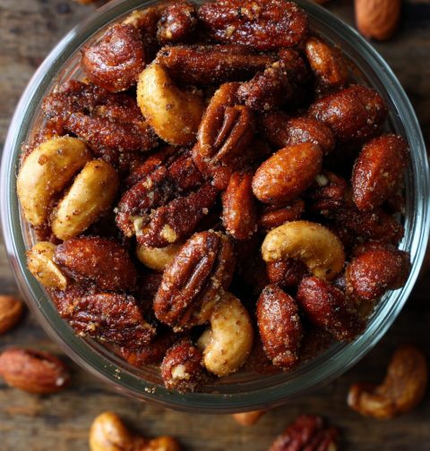 Gingerbread Spiced Nuts Recipe