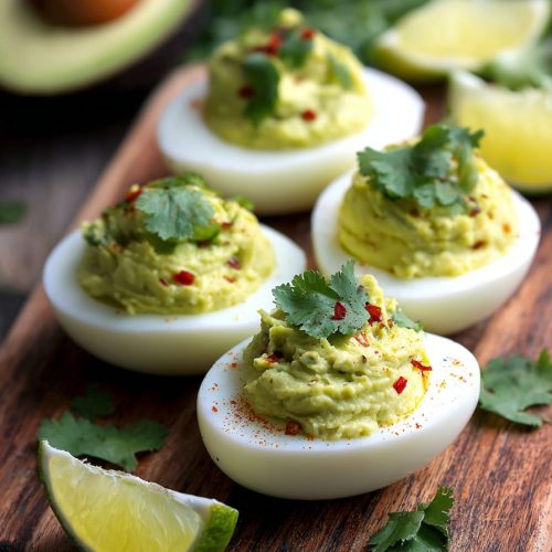 Guacamole Deviled Eggs Recipe