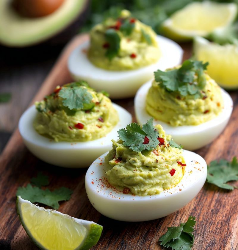 Guacamole Deviled Eggs Recipe