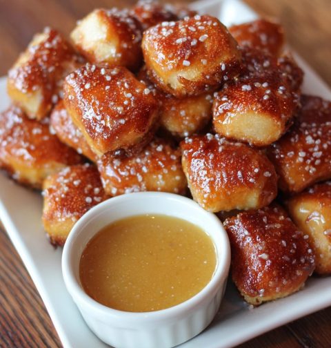 Honey Mustard Pretzel Bites Recipe