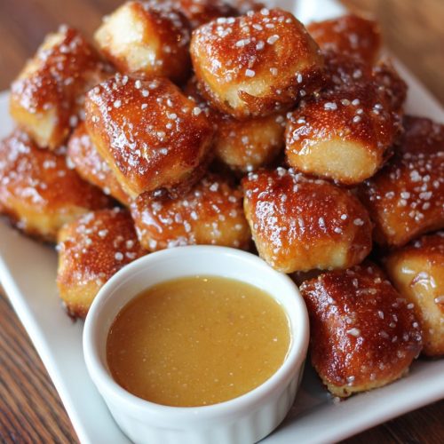 Honey Mustard Pretzel Bites Recipe